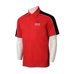 SU291 custom stitching color short sleeve uniforms POLO uniforms uniforms supplier red against black SU291 custom stitching color short sleeve uniforms POLO uniforms uniforms supplier red against black
